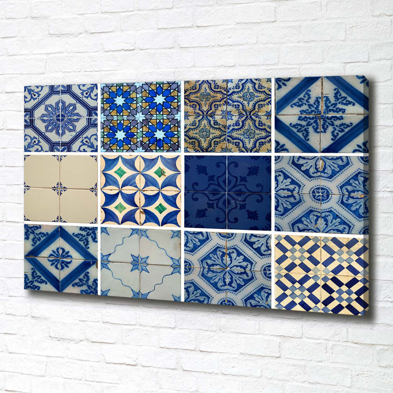 Portuguese Tiles - Wrapped Canvas Print