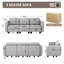 Fabric Corner Sectional-517430280-517430324-523537530