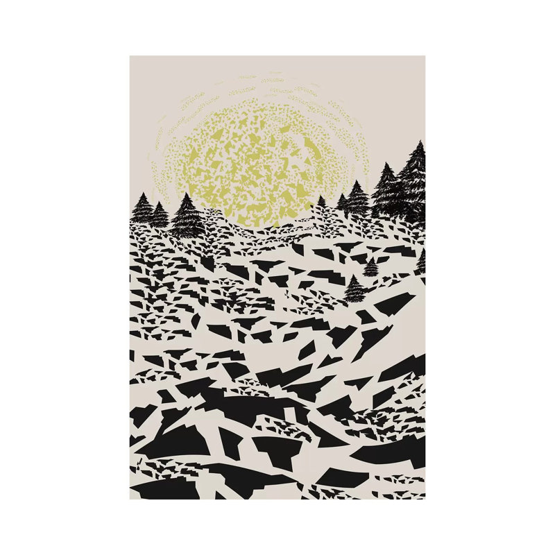 Trippy Hills by Flatowl - Wrapped Canvas Gallery-Wrapped Canvas Giclée, 20.32 cm H x 30.48 cm W