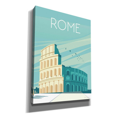 «Rome» par Omar Escalante, art mural sur toile