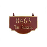 Vanderbilt 2-Line Hanging Address Plaque