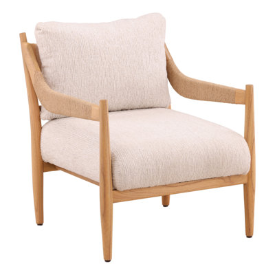 Fauteuil d'appoint Rehan crème