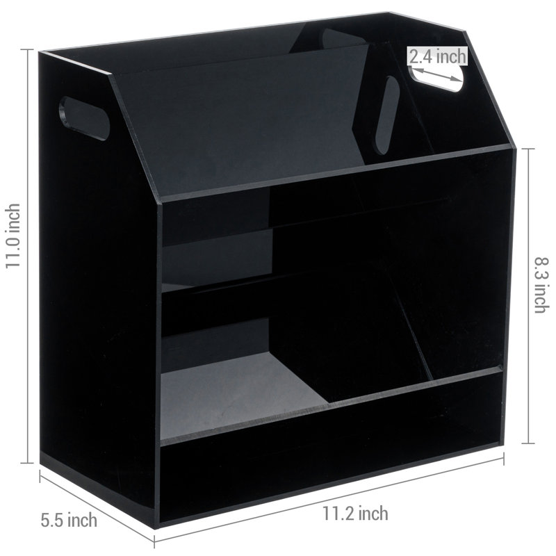 Rangement pour cassettes en acrylique Salinda