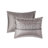 7 Piece Jacquard Comforter Set Grey/Taupe