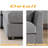 Tyani 66" Corduroy Loveseat Sofa Couch For Apartment, Living Room And Office-2121997374