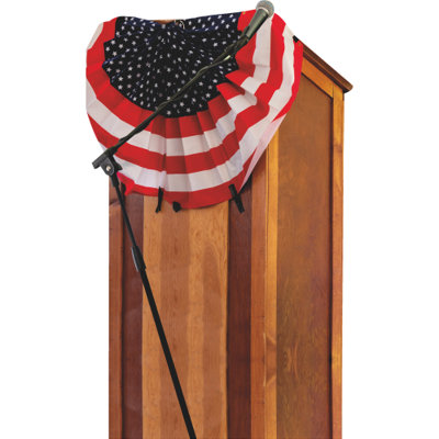 SS11282, drapeau américain, pupitre, podium, haut-parleur, microphone, boîte à savon, support en carton découpé, debout, debout