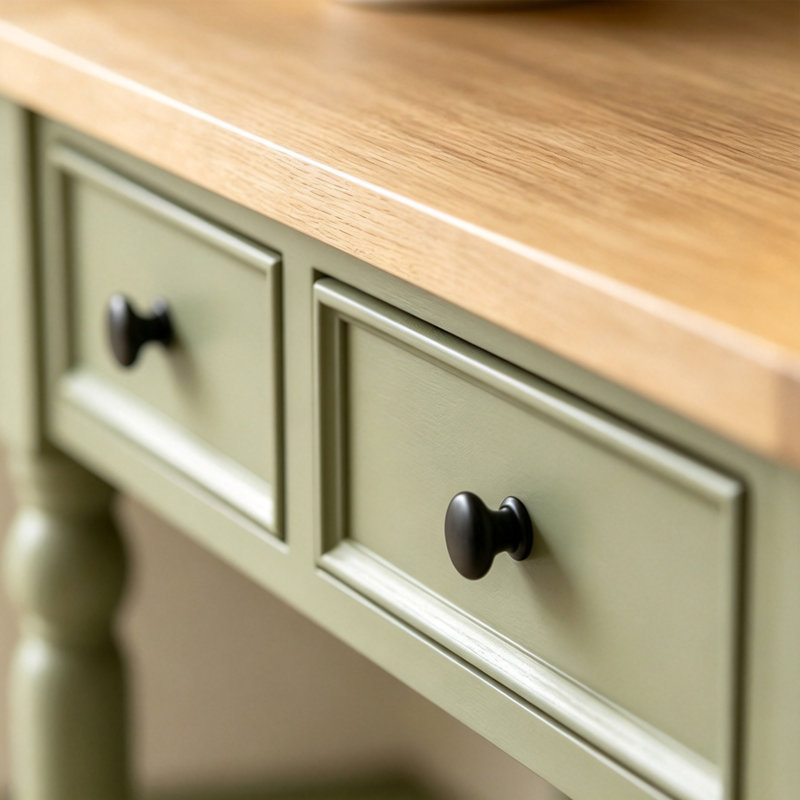 Console américaine à tiroir en bois