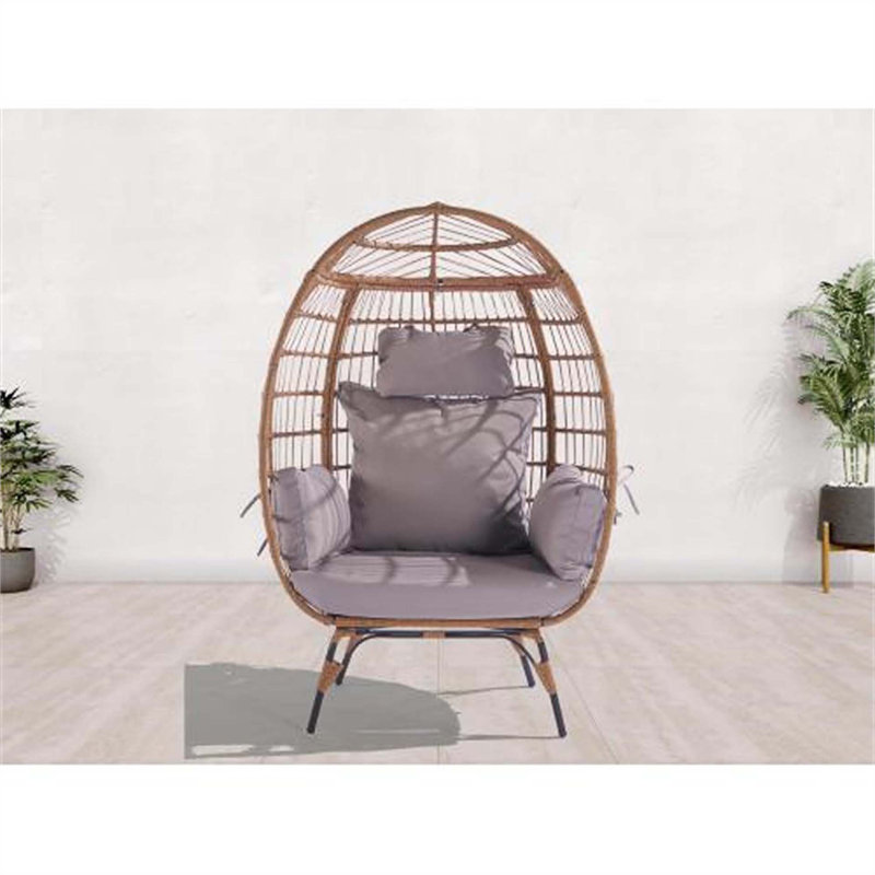 Balancelle avec support, Gris clair