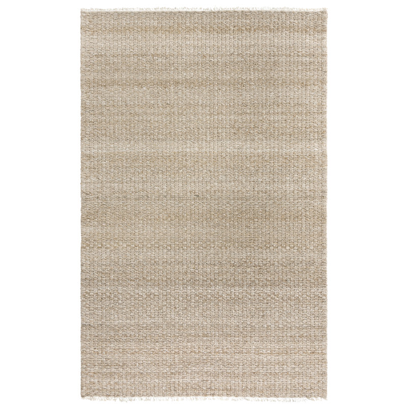 Tapis décoratif à rayures Rose fait à la main pour l’intérieur Aleman, Rectangle 8 pi 6 po x 11 pi 6 po