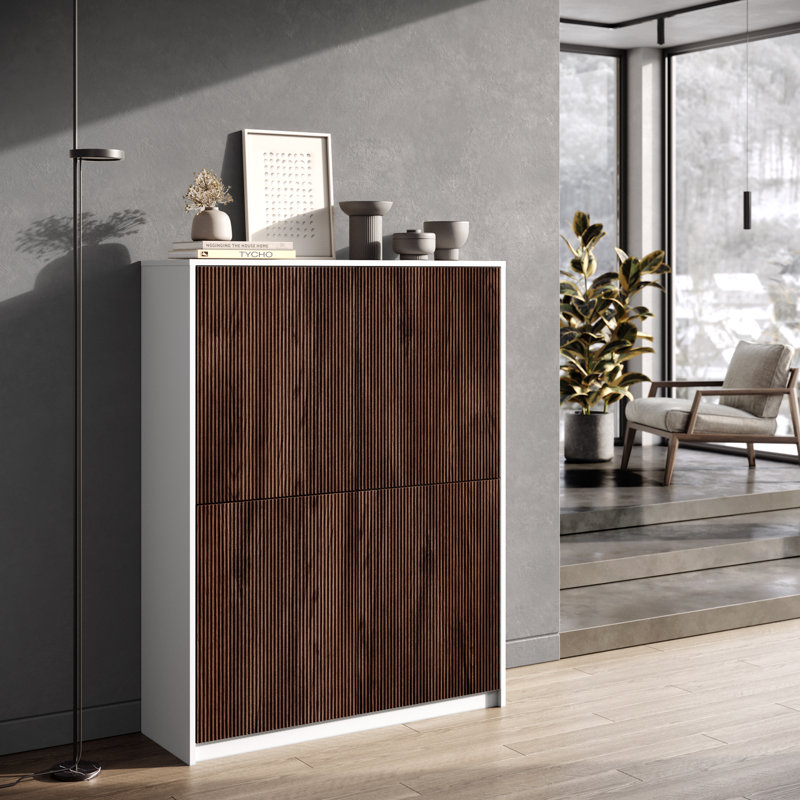 Bokamp 292.1cm Sideboard, White/Dark Brown