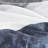 Stripe Bedding With Comforter And Sheets - Grey, Navy, Blue Colors King Size In Wrinkle-