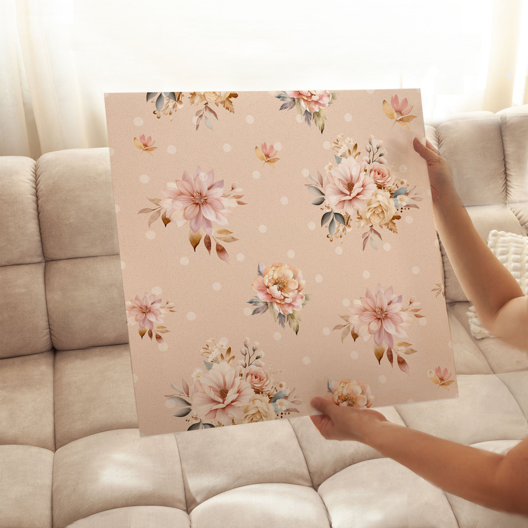 Winston Porter Floral Flower Pattern I Unframed Art Print | Wayfair