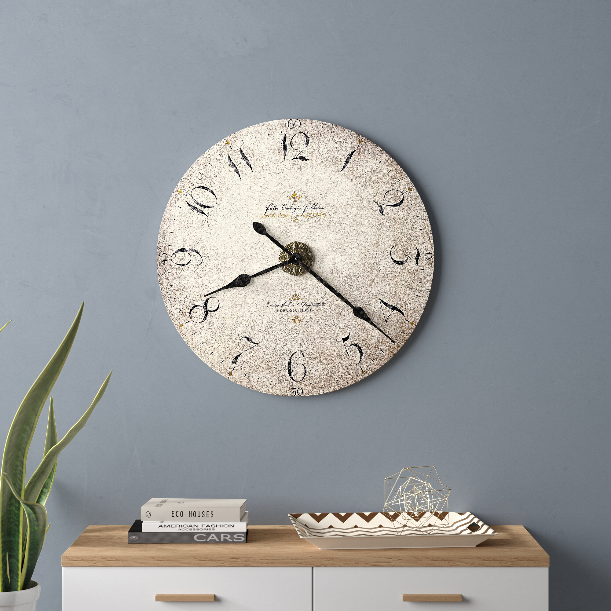 Howard Miller Enrico Fulvi Wood Wall Clock & Reviews | Wayfair