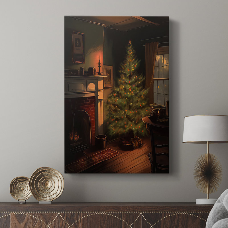 Art des Fêtes de Noël DC - galerie Cavas sur mesure, H 18 po x l 12 po