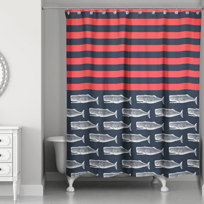 Liliana Striped Shower Curtain