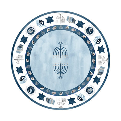  Nappe ronde Hanoukka