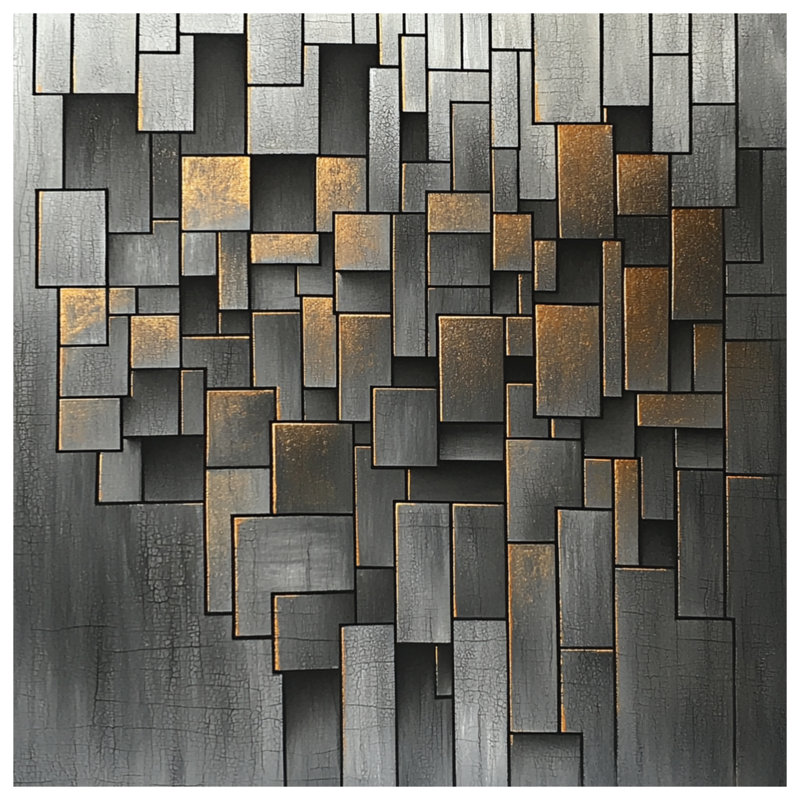 Housses de couette géométriques rectangulaires, Grand lit