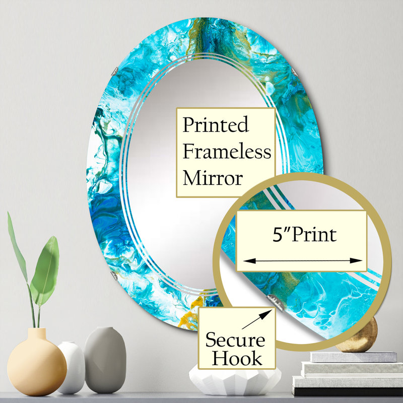 Oval Mirror, 30" x 20"