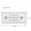 Buffet en bois massif de style chinois