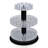 Three Tier Revolving Tester Display 13.5"H x 11"Dia. - round slot 1" dia