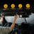 Folding Jumbo Front Rear Car Window Sun Shade, Auto Visor Windshield Block Cover