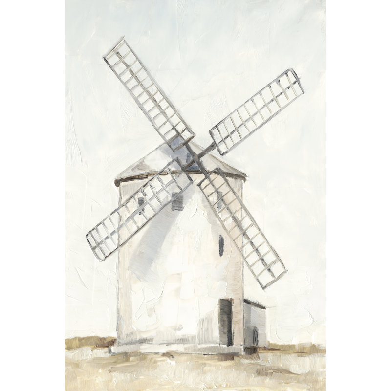 Moulin à vent européen I, H 12 po x l 8 po x P 1,25 po