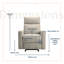 Nurture& The Manual Premium Modern Recliner Nursery Glider Chair with Spill, Stain Proof Fabric-493923420