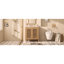 Ensemble de meuble-lavabo autoportant avec tiroir caché, armoire de rangement pour salle de bain 30 po avec lavabo en résine