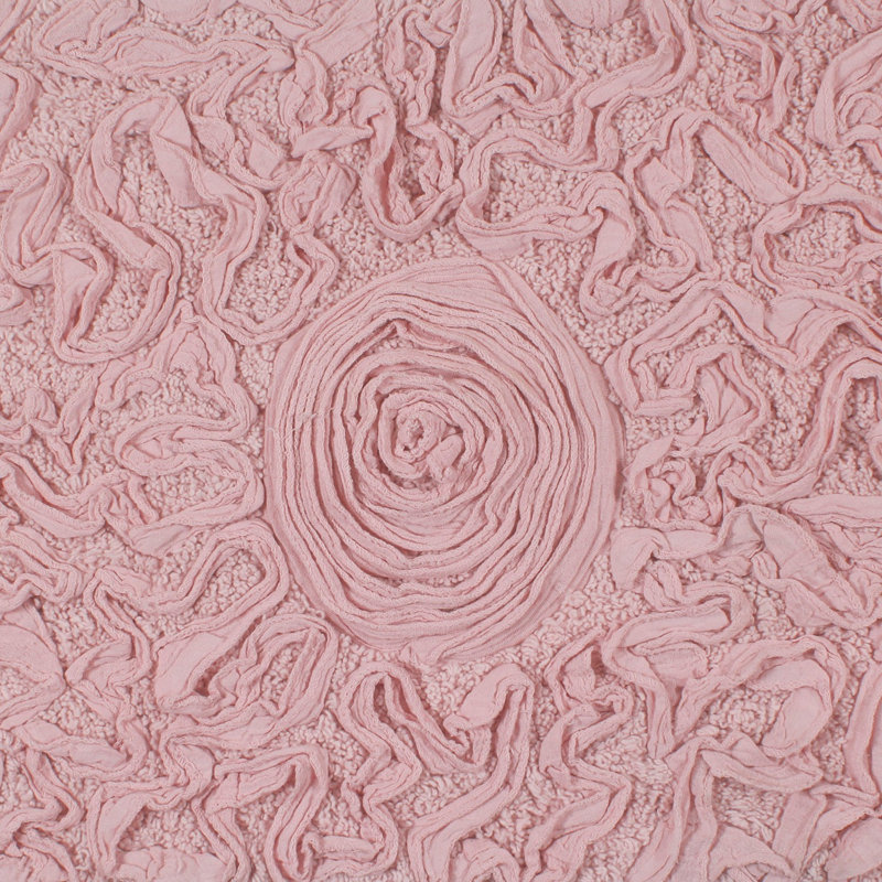 Tapis pour salle de bain Schoenberger, Rose, L 40 po x l 24 po