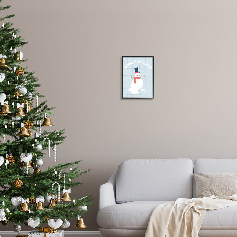 Avoir un effondrement amusant at-276, Giclée encadrée noir minuit, H 14 po x l 11 po x P 1,5 po