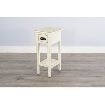 Komor Solid Wood End Table