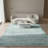 Decorative Carpet With Ivy Pattern In Traditional Anthracite Colors-532848461