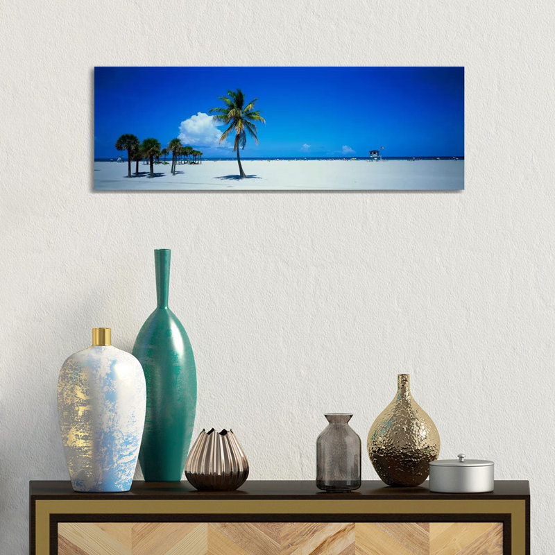 Miami FL USA - Wrapped Canvas Panoramic Print, 30.48 cm H x 91.44 cm W x 1.91 cm D