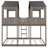 Sullivan Wood Bunk Bed with Roof, Window & Ladder-125891661