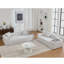 2 - Piece Boucle Cloud Sofa Set Including Upholstered 3 - Seater, 2 - Seater And MDF End Table For Comfortable And Stylish Home Living-2020013584