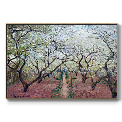 Orchard in Bloom, 1879, reproduction sur toile