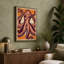 Octopus in Symmetry Boho - Wrapped Canvas-1484916751-1484916744