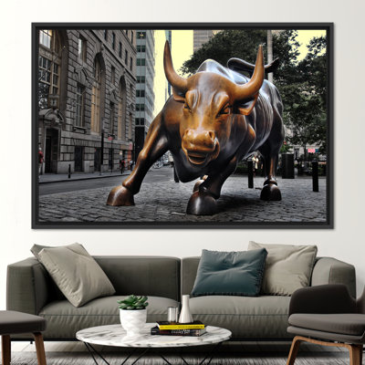 Art mural sur toile Wall Street