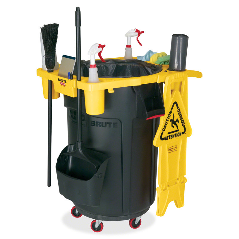 Chariot plateforme silencieux de capacité 250 lb. Brute
