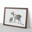 Two Goats by Jean Bernard - Framed Print-55614715-55614720