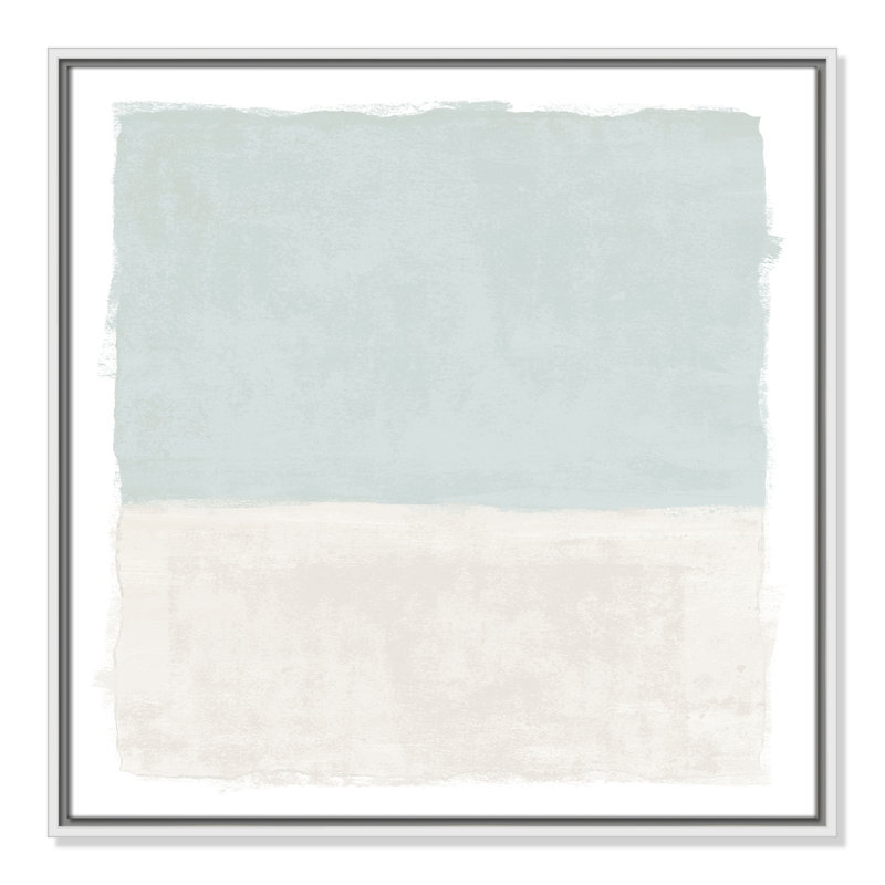 «Ocean Tides I» par Natalie Carpentieri, H 25,5 po x l 25,5 po, Blanc