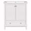 Meuble-lavabo simple 30 po avec comptoir en céramique Seidule-593392861