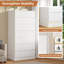 Grande commode de chambre à coucher avec 8 tiroirs, commode haute de 59,6 pouces et commode, organisateur de placard moderne en bois et rangement, grande commode verticale pour chambre à coucher, placard, couloir-207502825