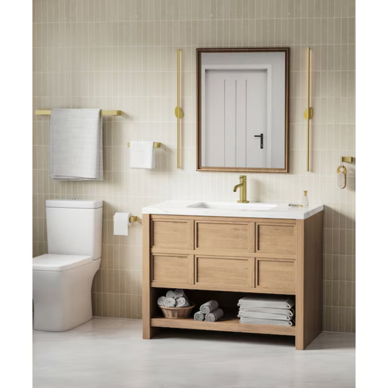 23.62 " Stainless Steel 4 - Bar Wall Towel Bar, Gold
