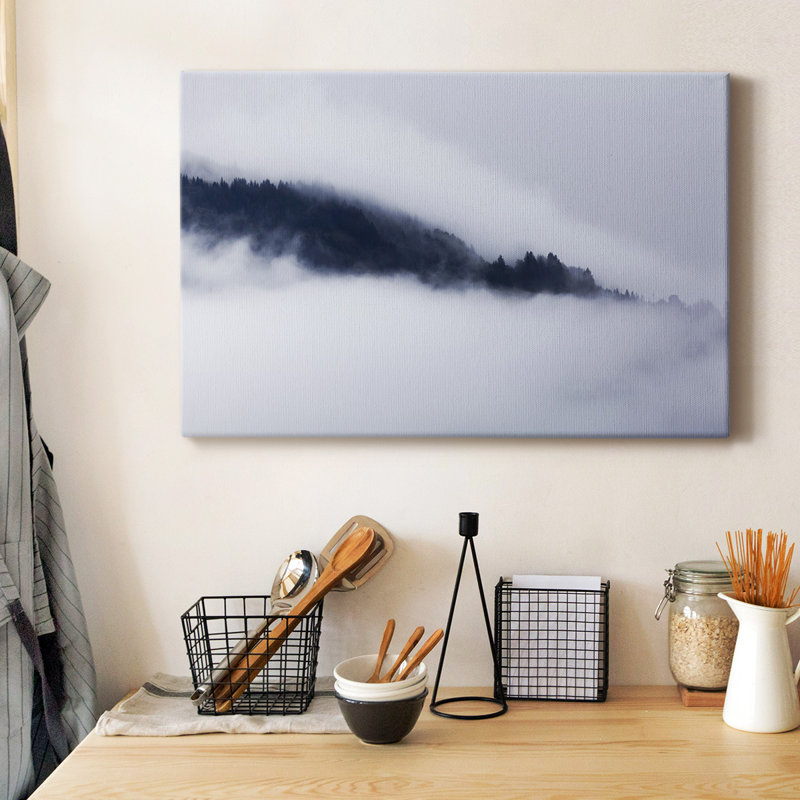 Toile tendue avec châssis de qualité supérieure «In the Clouds» - prête à être accrochée, H 24 po x l 36 po