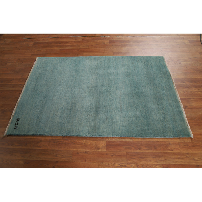 Modern Blue Gabbeh Oriental Rug 3x5