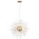 Ambera 12 - Light Dimmable Modern Crystal Dandelion Firework Sputnik Sphere Chandelier