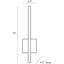 Simba 1 - Light LED Armed Sconce