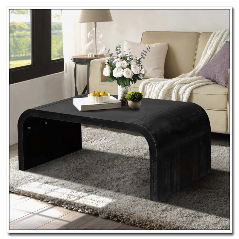 Table basse Farmhouse Vintage Crafts, Noir antique