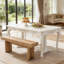Banc en bois avec pieds-131379868-131379870